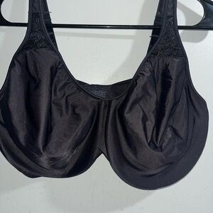 Bali Black Satin Women's Bra 38DDD